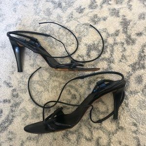 Vintage Armani Leather Strappy Heels